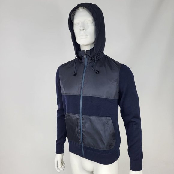 Louis Vuitton Men's Navy Color Block Technical Nylon Jacket - Picture 4 of 16